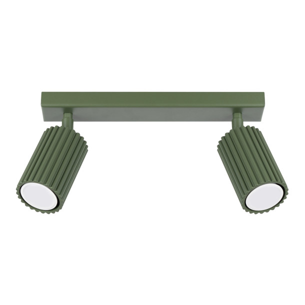Plafonnier Elaen 2 vert olive