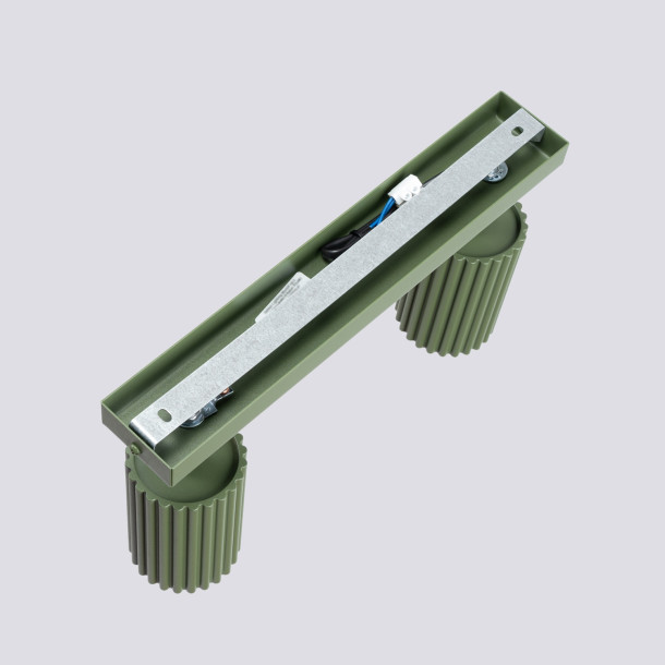 Plafonnier Elaen 2 vert olive