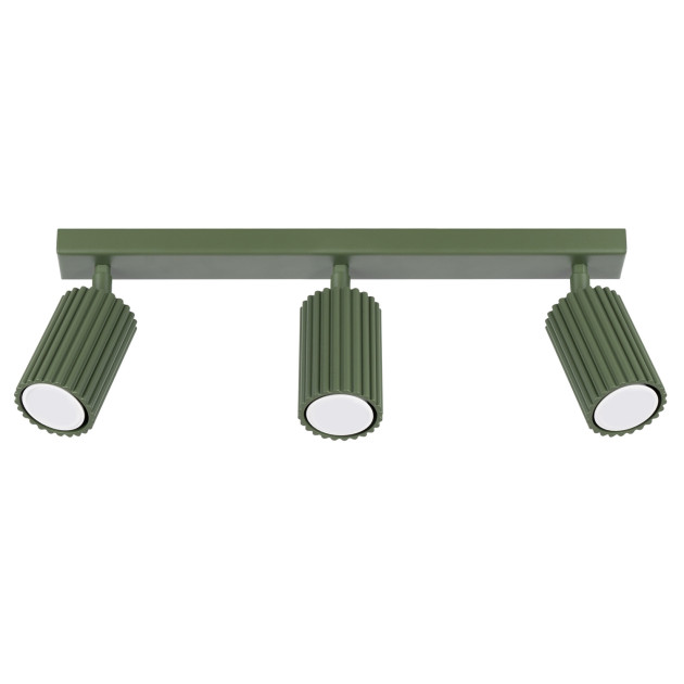 Plafonnier Elaen 3L vert olive
