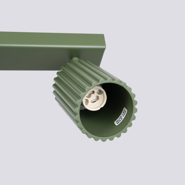 Plafonnier Elaen 6L vert olive