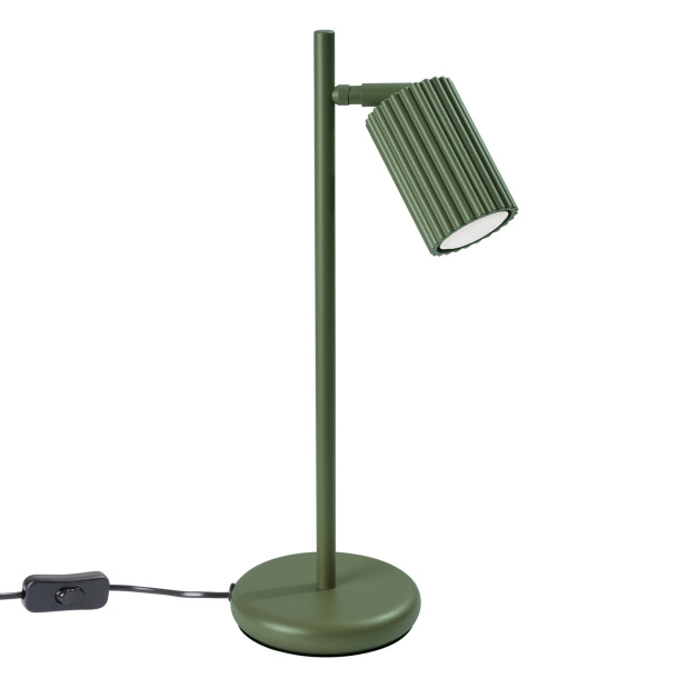 Lampe à poser Elaen vert olive