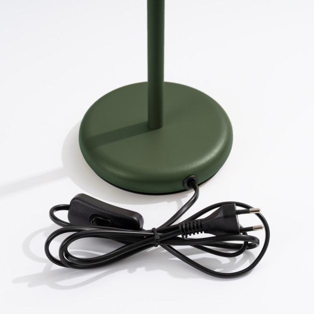 Lampe à poser Elaen vert olive