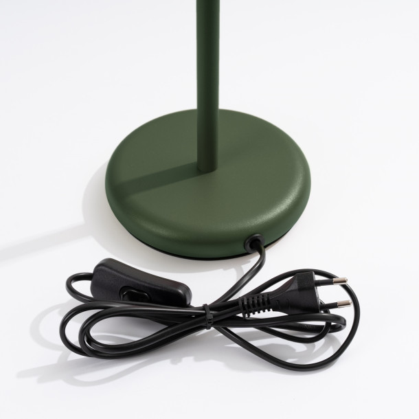 Lampe à poser Elaen vert olive