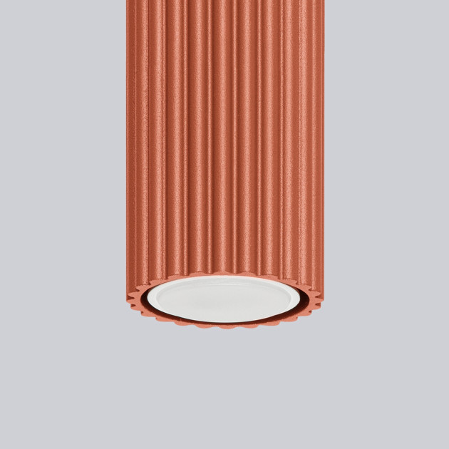 Plafonnier Elaen 10 rouge ocre