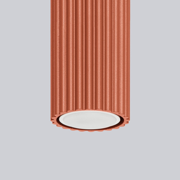 Plafonnier Elaen 10 rouge ocre