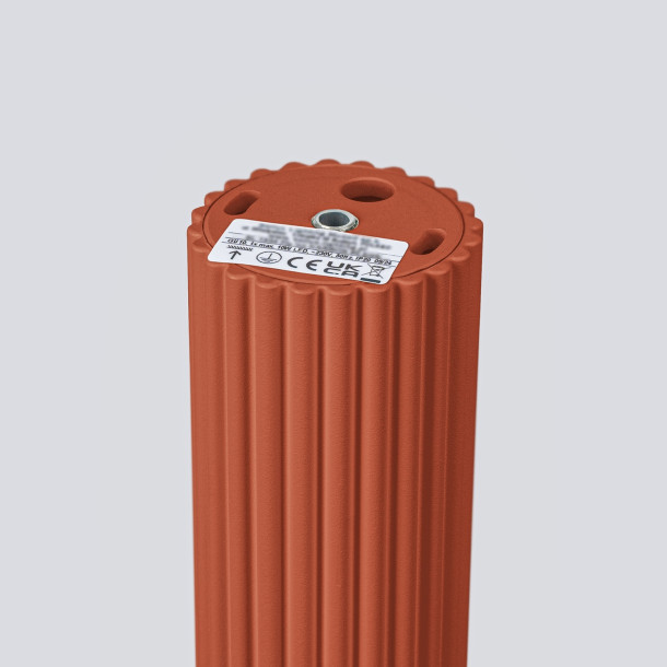 Plafonnier Elaen 10 rouge ocre