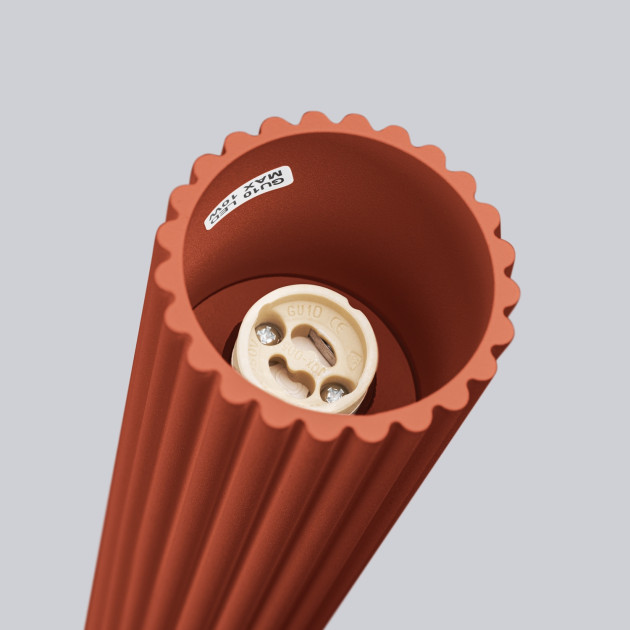 Plafonnier Elaen 10 rouge ocre