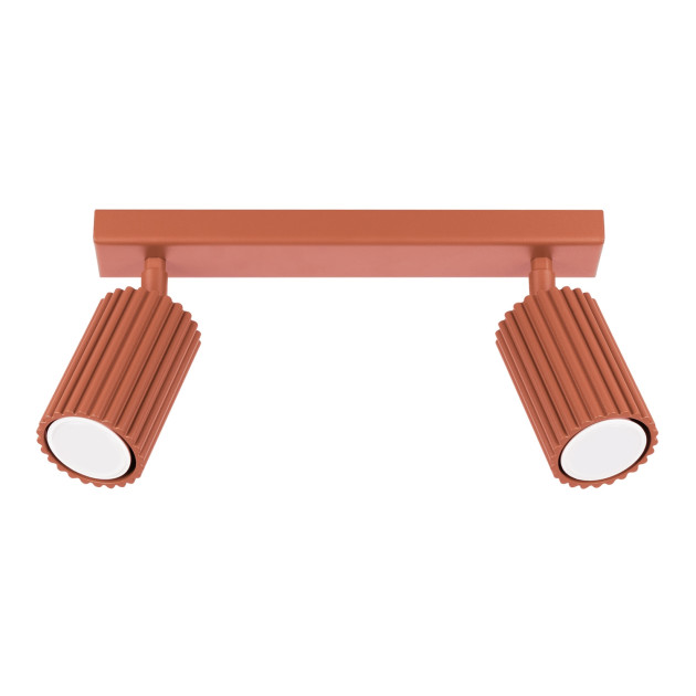 Plafonnier Elaen 2 rouge ocre