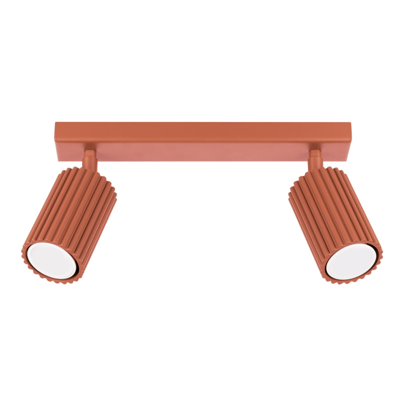 Plafonnier Elaen 2 rouge ocre