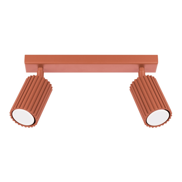 Plafonnier Elaen 2 rouge ocre