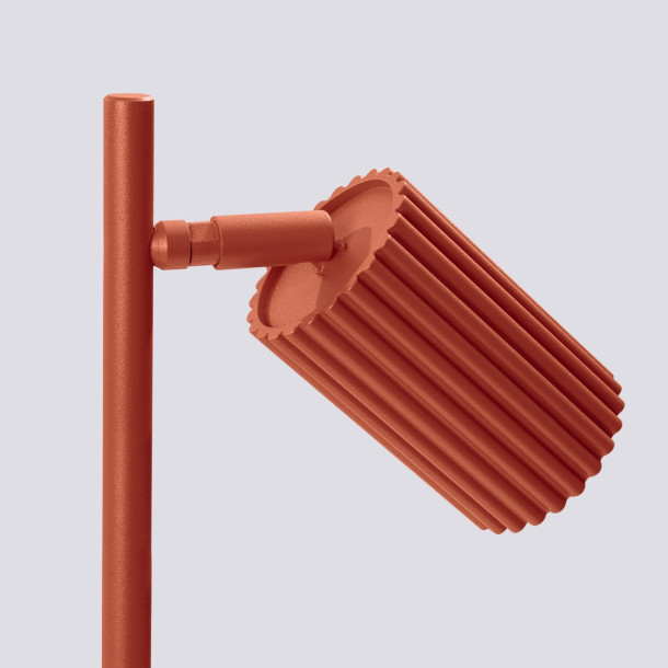 Lampe à poser Elaen rouge ocre
