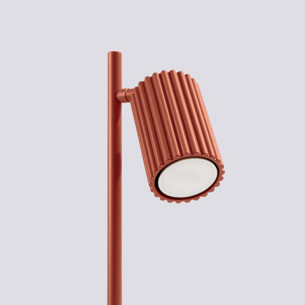 Lampe à poser Elaen rouge ocre