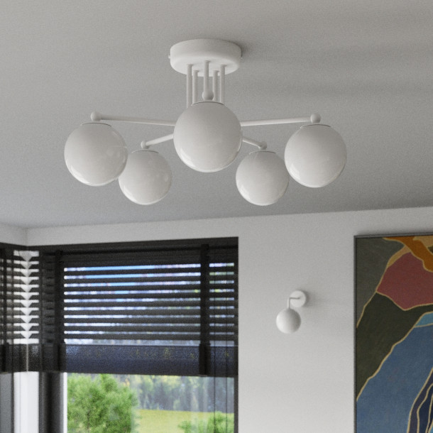Applique Zenaaar 1 blanc