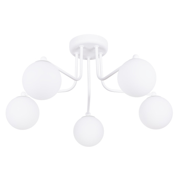 Lustre Zenaaar 5 blanc