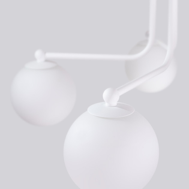Lustre Zenaaar 5 blanc