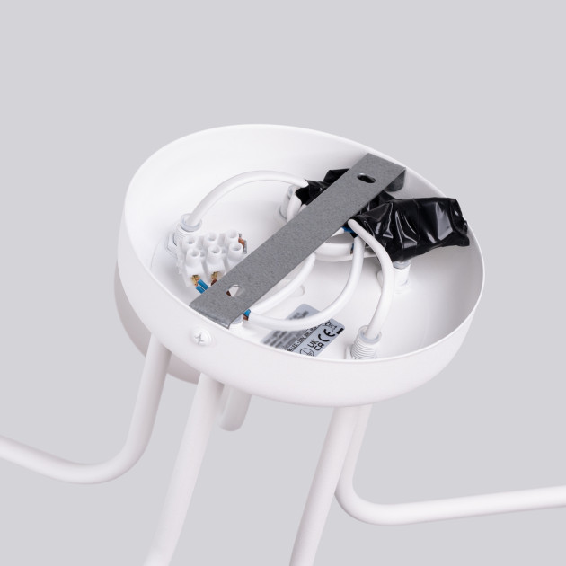 Lustre Zenaaar 5 blanc