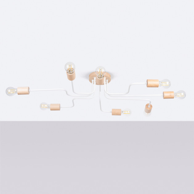 Lustre Veraiaen 8 blanc