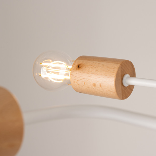 Lustre Veraiaen 8 blanc