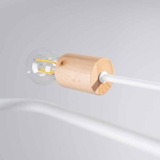 Lustre Veraiaen 8 blanc