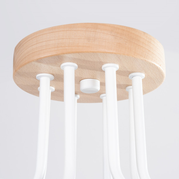 Lustre Veraiaen 8 blanc