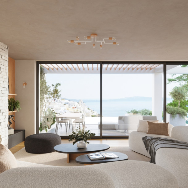 Lustre Veraiaen 8 blanc