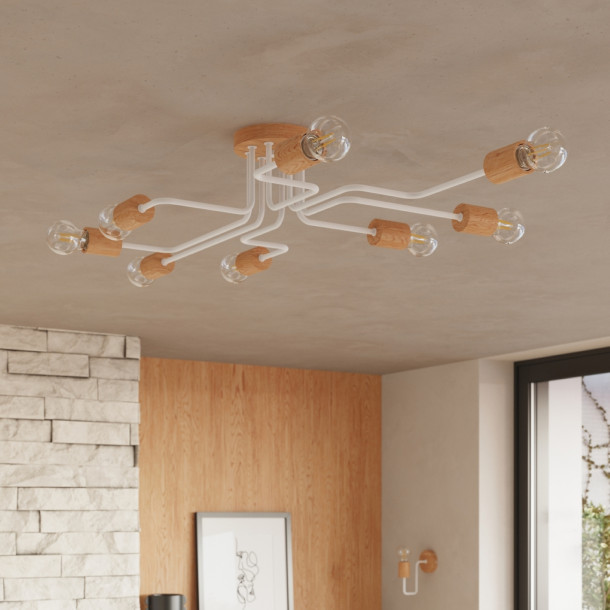 Lustre Veraiaen 8 blanc