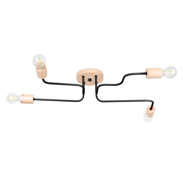 Lustre Veraiaen 4 noir