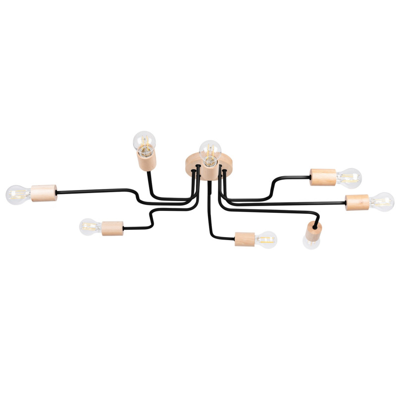 Lustre Veraiaen 8 noir