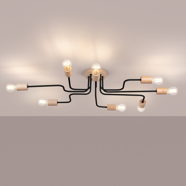 Lustre Veraiaen 8 noir