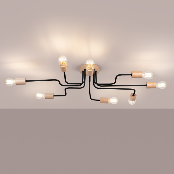 Lustre Veraiaen 8 noir