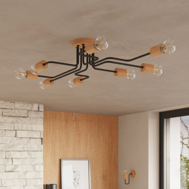 Lustre Veraiaen 8 noir