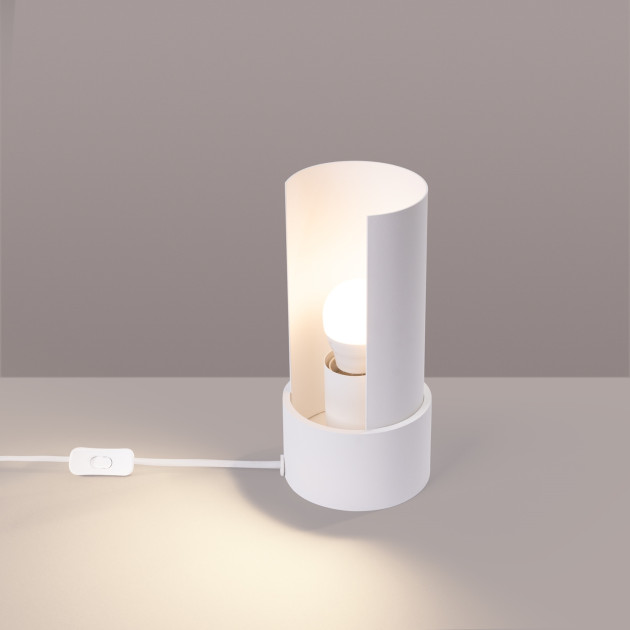 Lampe à poser Luxeiaon blanc