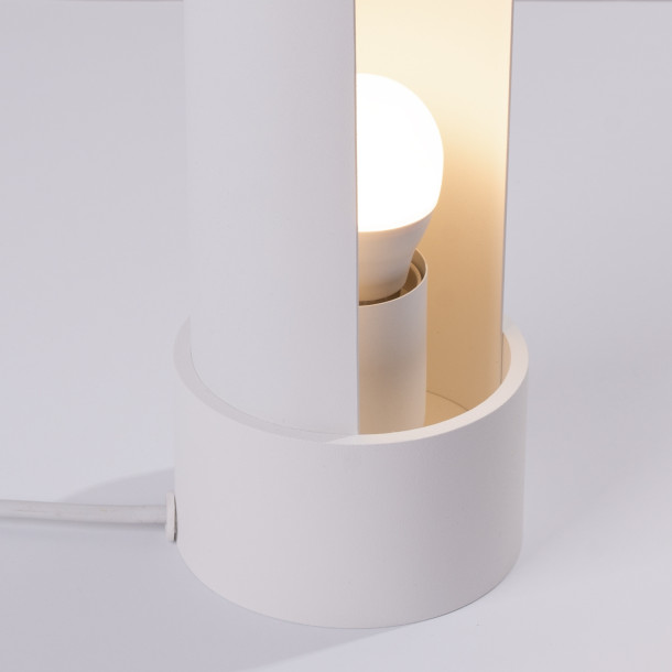 Lampe à poser Luxeiaon blanc