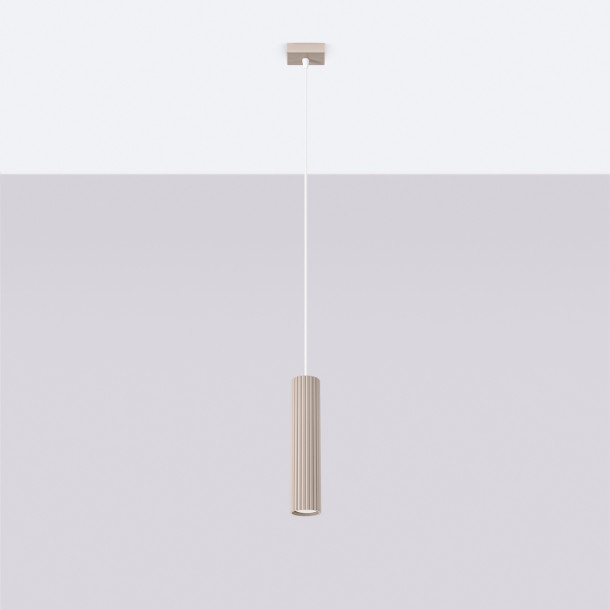Lampe suspendue Elaen 1 taupe