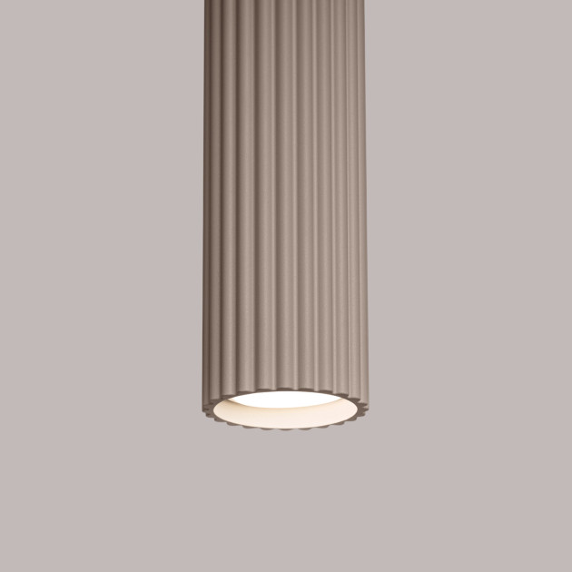 Lampe suspendue Elaen 1 taupe
