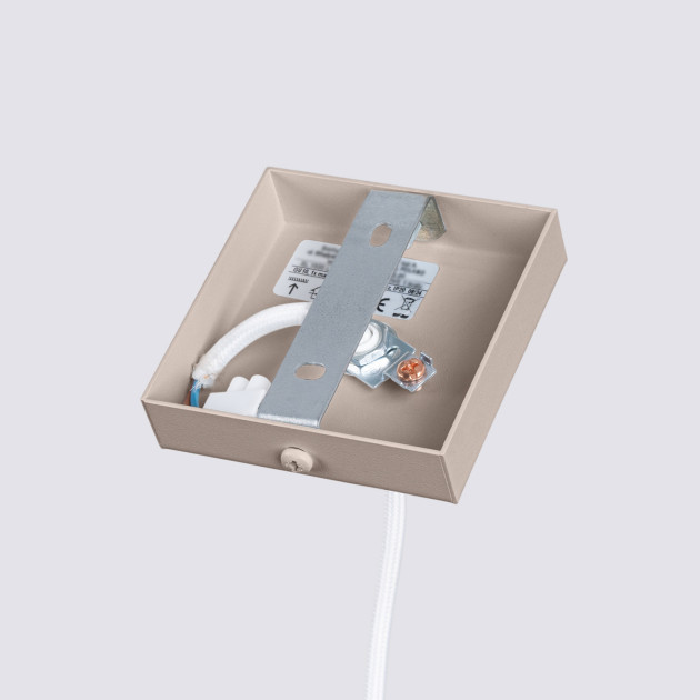Lampe suspendue Elaen 1 taupe