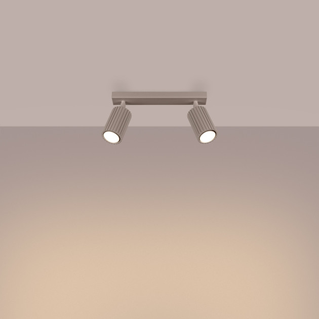Plafonnier Elaen 2 taupe