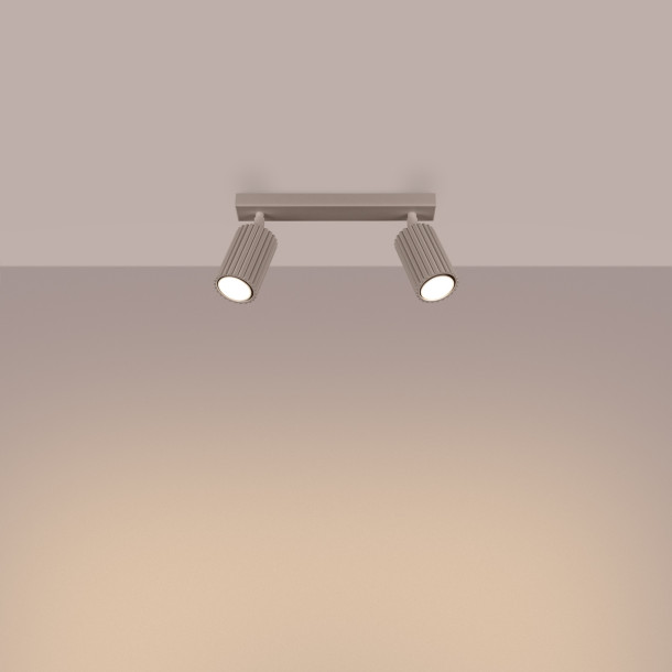 Plafonnier Elaen 2 taupe