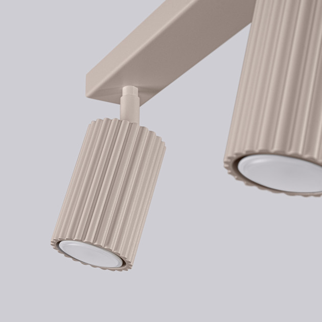 Plafonnier Elaen 3L taupe