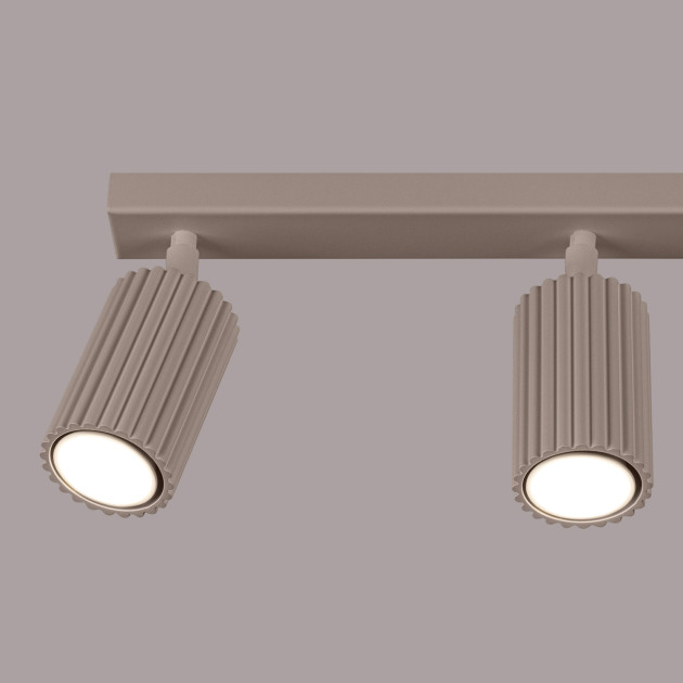 Plafonnier Elaen 3L taupe