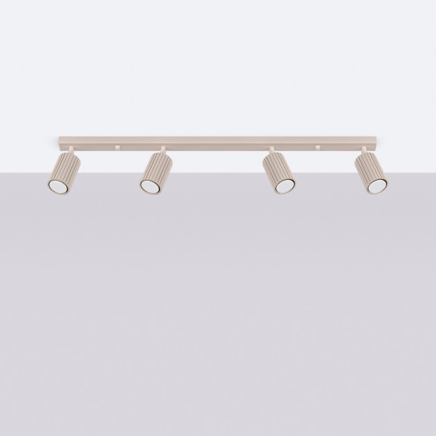 Plafonnier Elaen 4L taupe