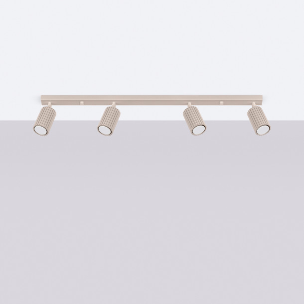 Plafonnier Elaen 4L taupe