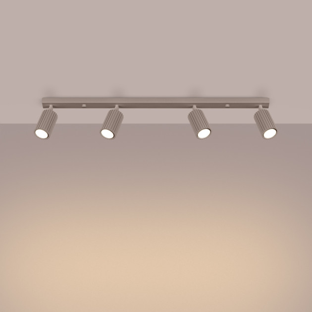 Plafonnier Elaen 4L taupe