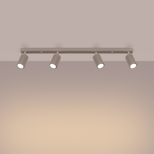 Plafonnier Elaen 4L taupe