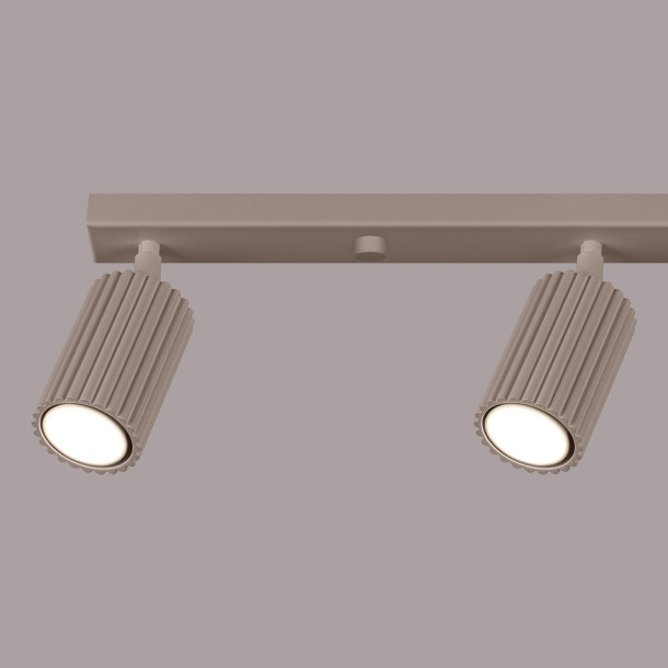 Plafonnier Elaen 4L taupe