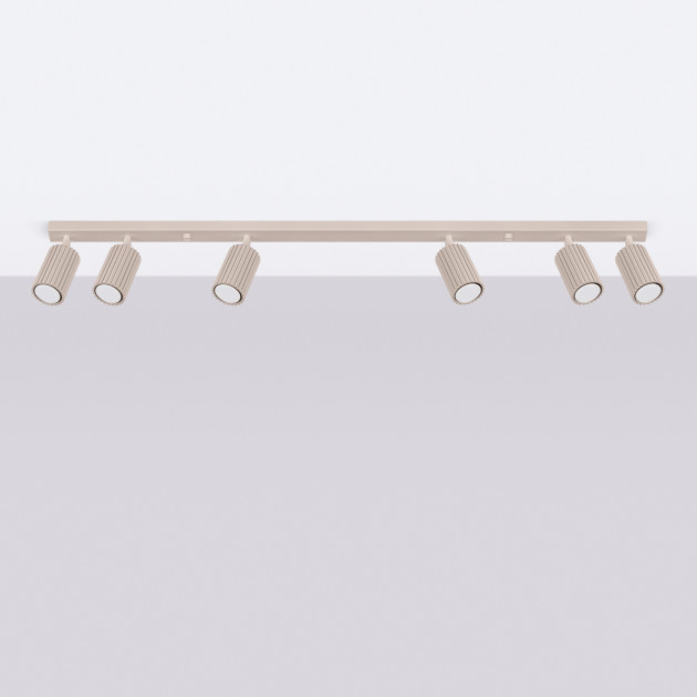 Plafonnier Elaen 6L taupe