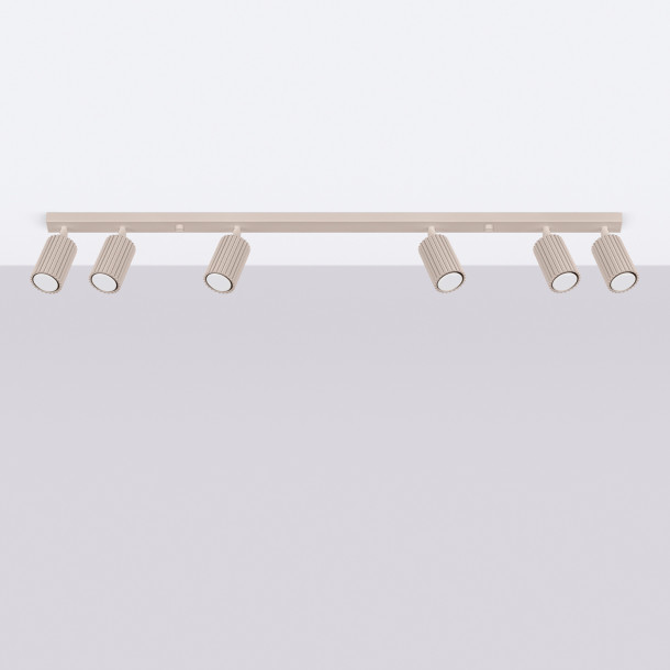 Plafonnier Elaen 6L taupe
