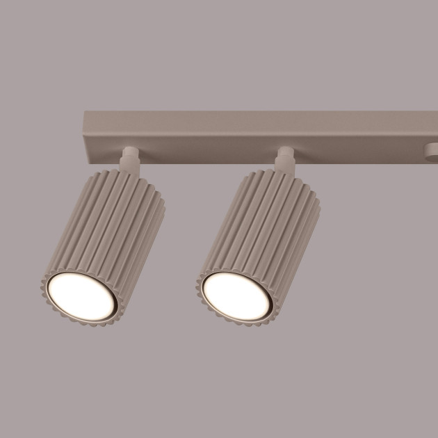 Plafonnier Elaen 6L taupe
