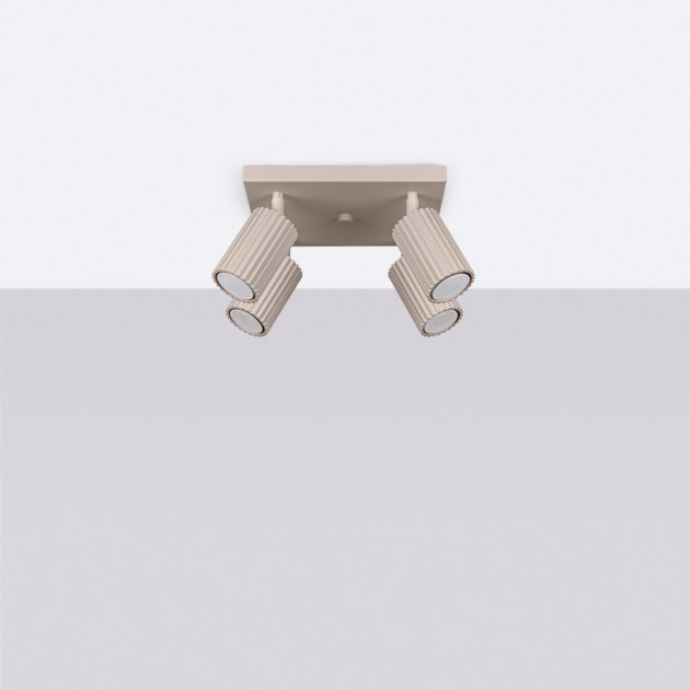 Plafonnier Elaen 4 taupe