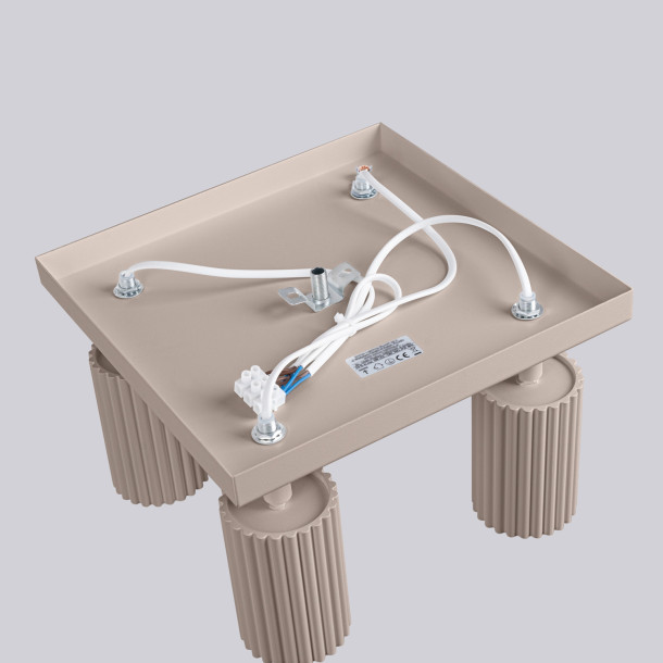 Plafonnier Elaen 4 taupe
